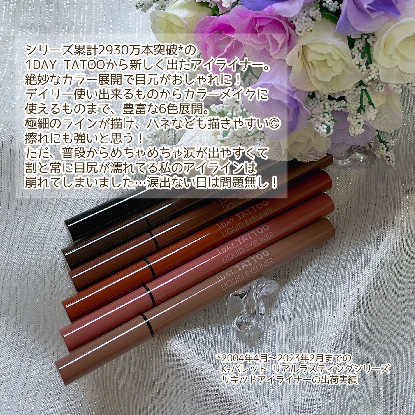 1DAY TATTOO リキッドアイライナー/K-パレット/リキッドアイライナーを使ったクチコミ(3枚目)