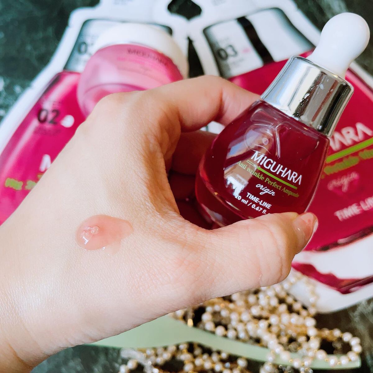 アンチリンクルエフェクトアンプルオリジン/MIGUHARA/美容液を使ったクチコミ(5枚目)