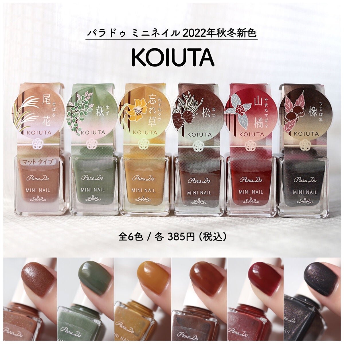 ミニネイル/パラドゥ/マニキュアを使ったクチコミ(1枚目)