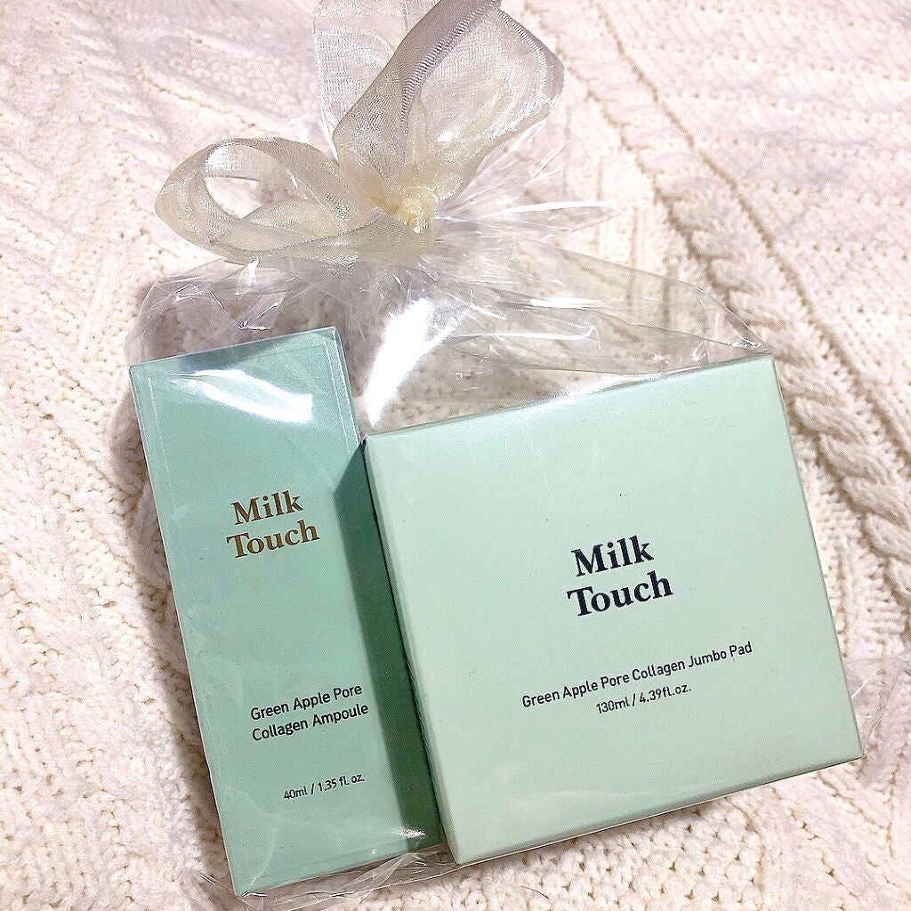 もね on LIPS 「MilkTouchGreenApplePoreCollagen..」(4枚目)