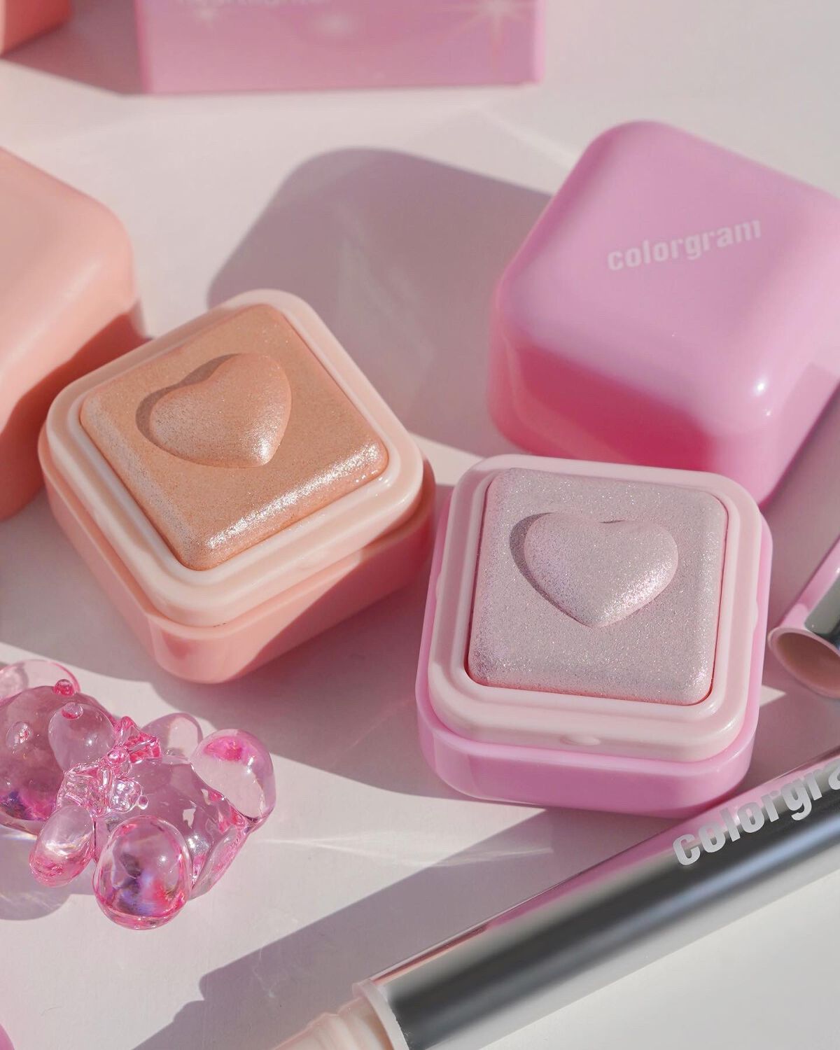 ミルクブリンハートライター/Colorgram/パウダーハイライトを使ったクチコミ（1枚目）