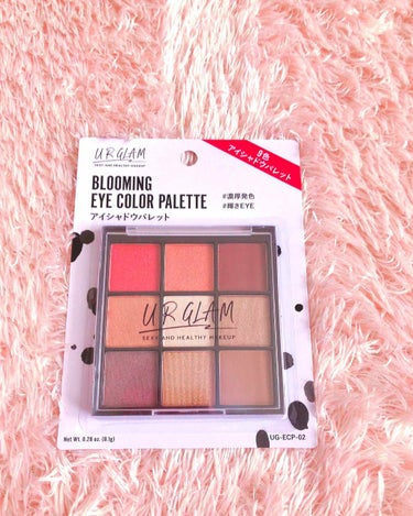 UR GLAM　BLOOMING EYE COLOR PALETTE/U R GLAM/アイシャドウパレットを使ったクチコミ（1枚目）