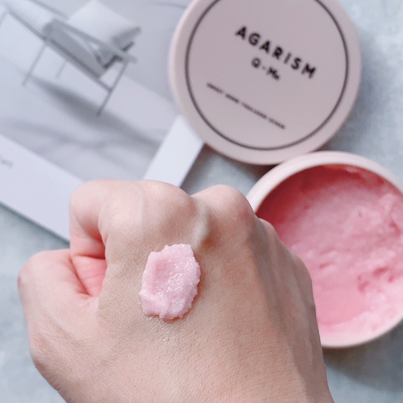 Q+Me スウィート ボム タラソ スクラブ/AGARISM/バスト・ヒップケアを使ったクチコミ(4枚目)