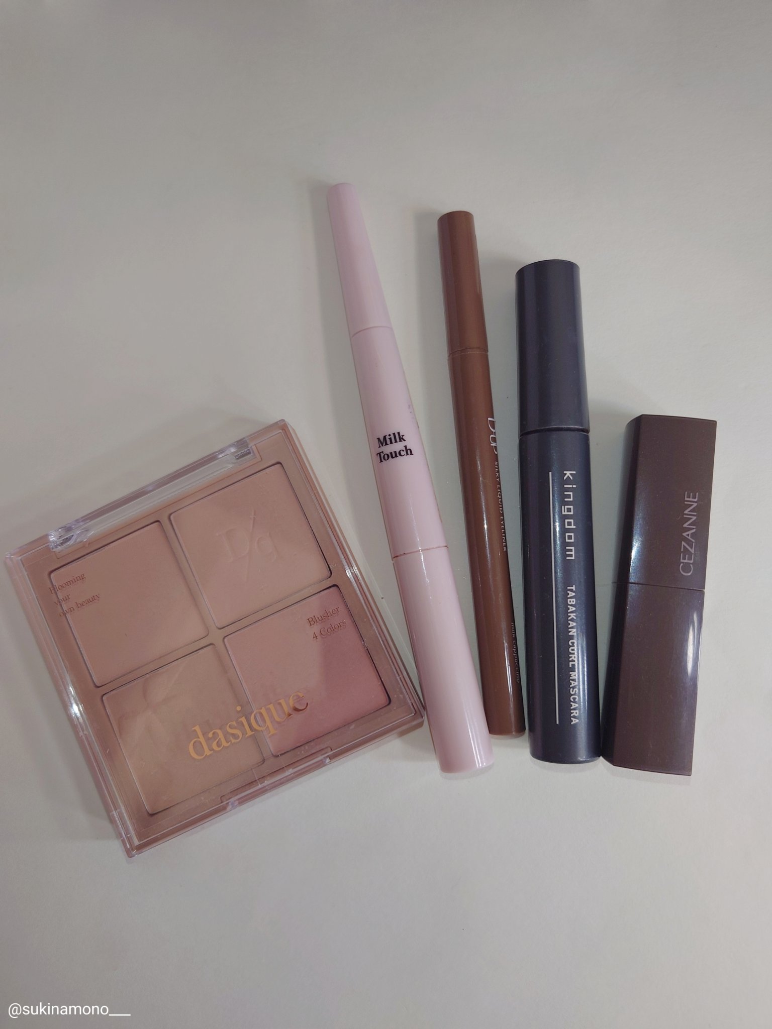 ボリュームアンドグロウアイメーカー/Milk Touch/スティックアイシャドウを使ったクチコミ（3枚目）