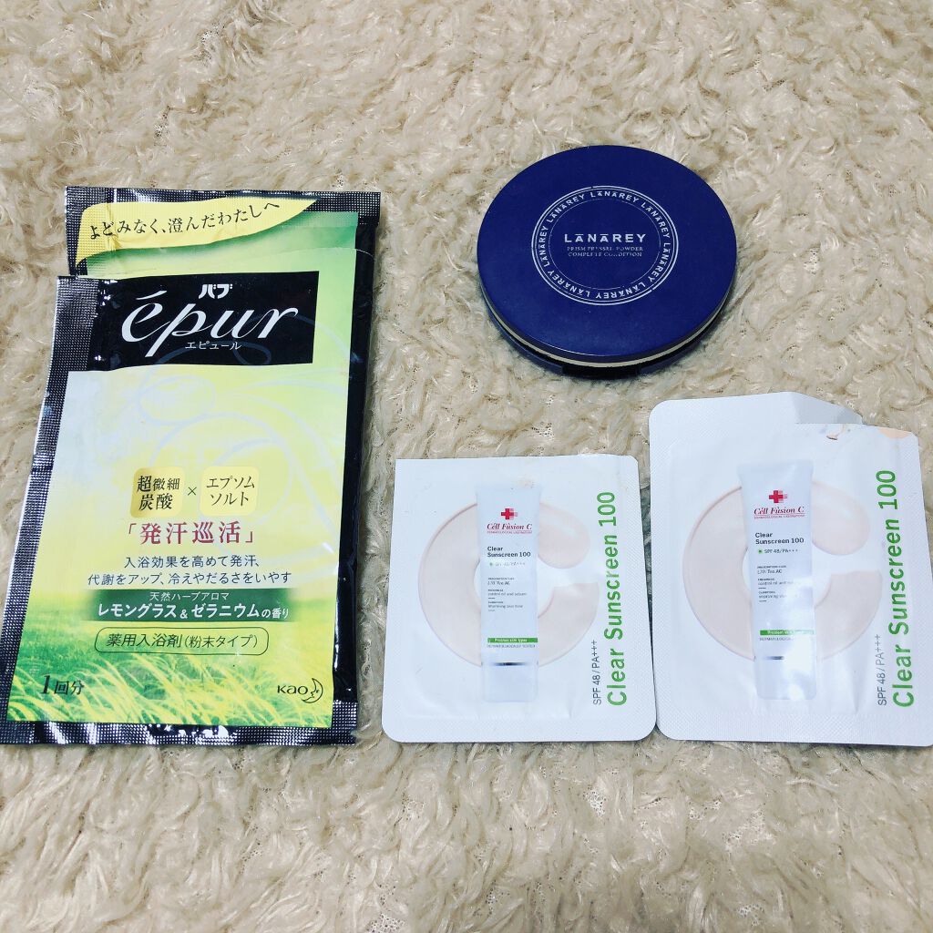 エピュール レモングラス＆ゼラニウムの香り/バブ/炭酸系入浴剤を使ったクチコミ（1枚目）