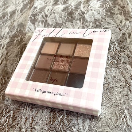 KEYBO FALL IN LOVE SHADOW PALETTE/keybo/アイシャドウパレットを使ったクチコミ(2枚目)