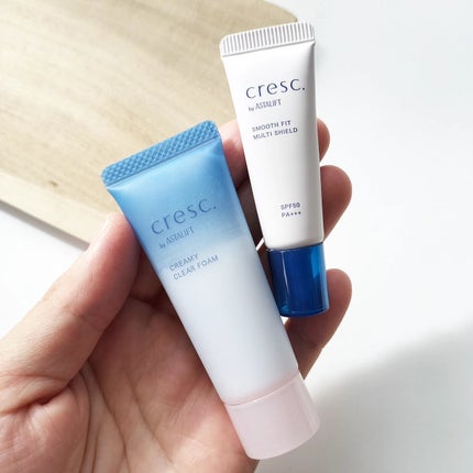 クリーミー クリアフォーム/cresc. by ASTALIFT/洗顔フォームを使ったクチコミ(2枚目)