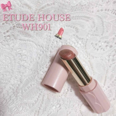 ディア マイエナメル リップトーク WH901 降り注ぐ星の欠片/ETUDE/口紅を使ったクチコミ（1枚目）