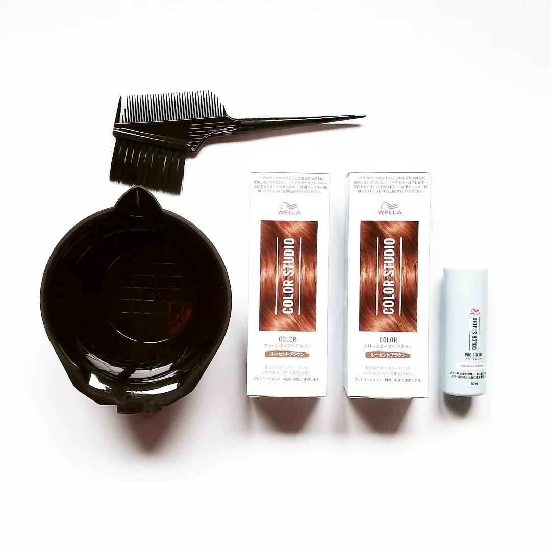 ウエラ カラースタジオ クリームタイプヘアカラー/ウエラ/ヘアカラーを使ったクチコミ（2枚目）