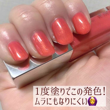 RMK ネイルポリッシュのクチコミ「RMK ネイルポリッシュ 22 イタリアンローズ

コーラルピンク×ゴールドパールという大好き.....」（3枚目）