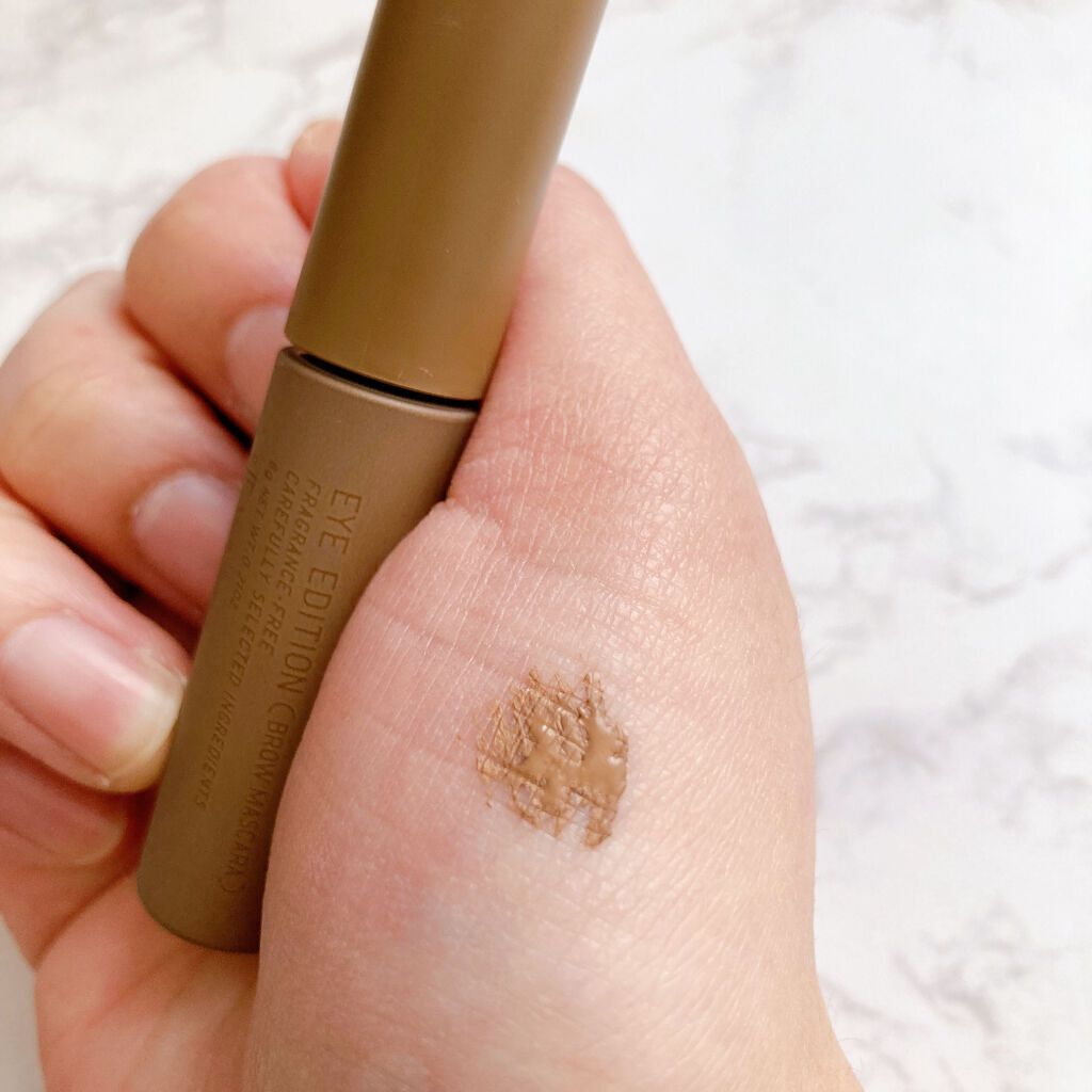 エテュセ アイエディション(ブロウマスカラ) 01 アッシュミルクティー/ettusais/眉マスカラを使ったクチコミ（2枚目）