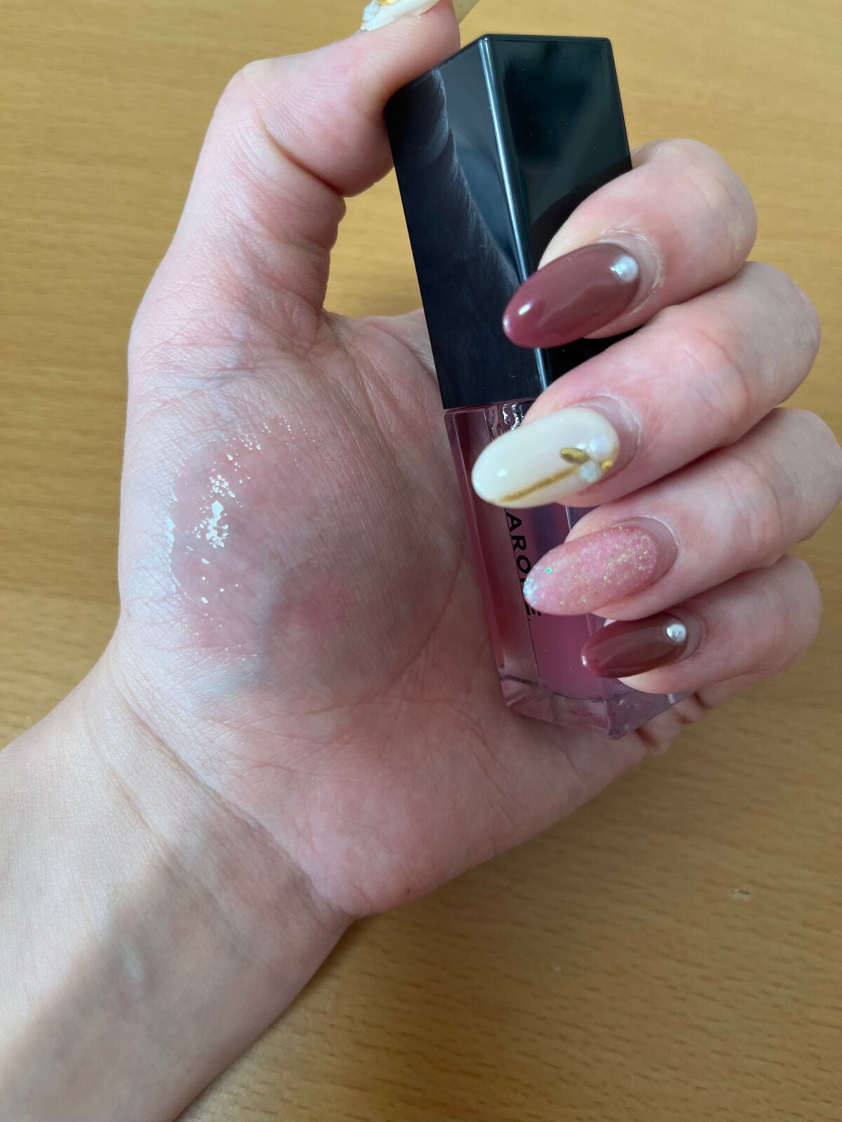 ブルーミングリップグロウ/CAROME./口紅を使ったクチコミ(3枚目)