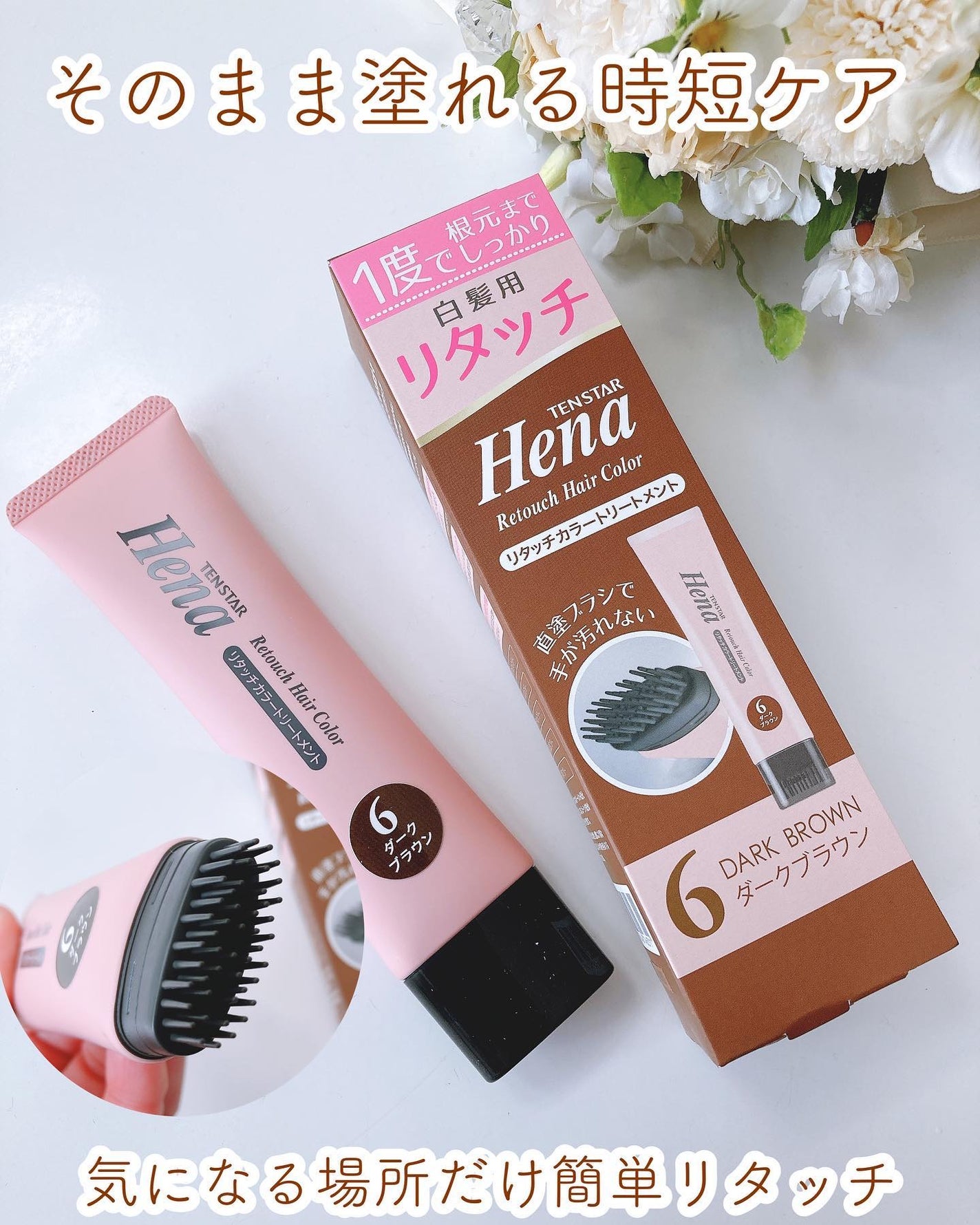 リタッチカラートリートメント/テンスター/ヘアカラーを使ったクチコミ(1枚目)