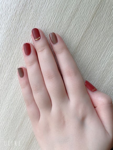 TMショコラティエネイルS/セリア/マニキュアを使ったクチコミ(3枚目)