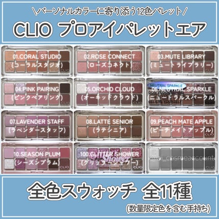 プロ アイ パレット エアー/CLIO/アイシャドウパレットを使ったクチコミ(2枚目)