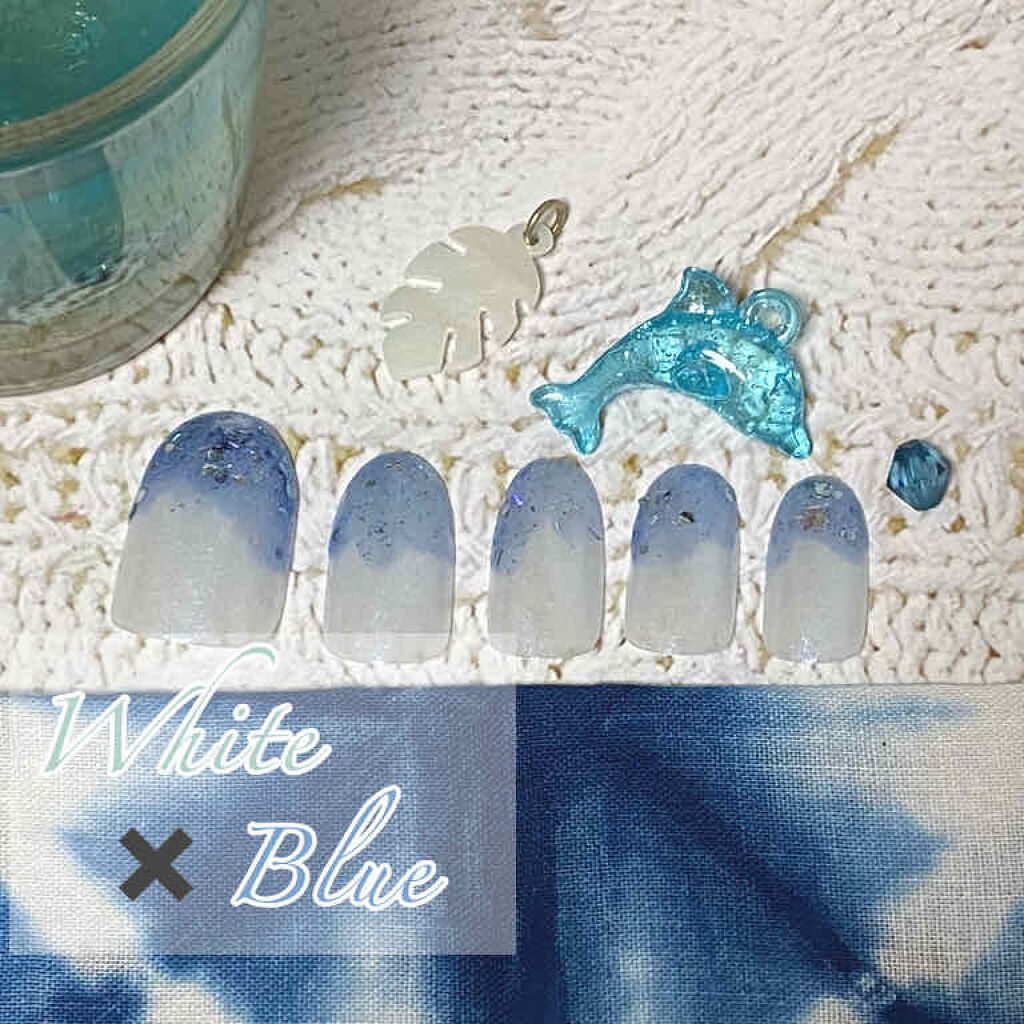 ネイルラッカー ダズリングビジュー 313 my sky/JILL STUART/マニキュアを使ったクチコミ（1枚目）