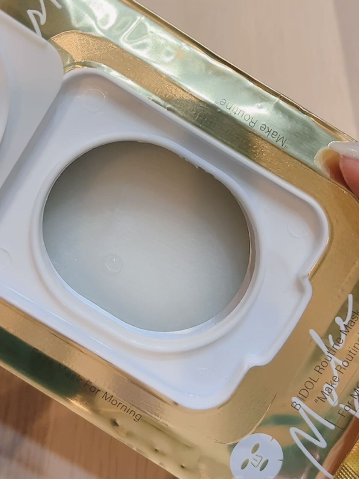 ルーティンマスク(メイクルーティン)/b idol/シートマスク・パックを使ったクチコミ（2枚目）