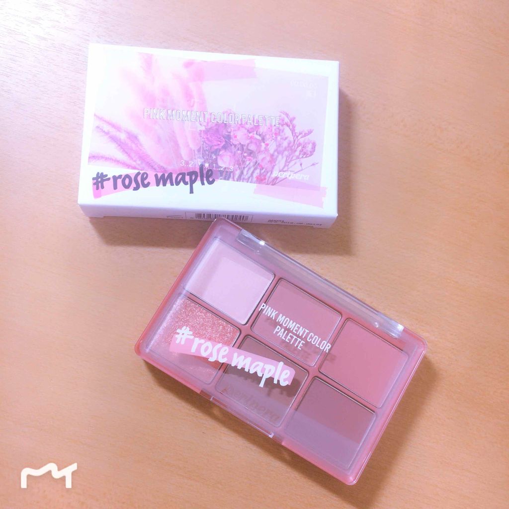 ピンクモーメントカラーパレット/PERIPERA/アイシャドウパレットを使ったクチコミ（1枚目）