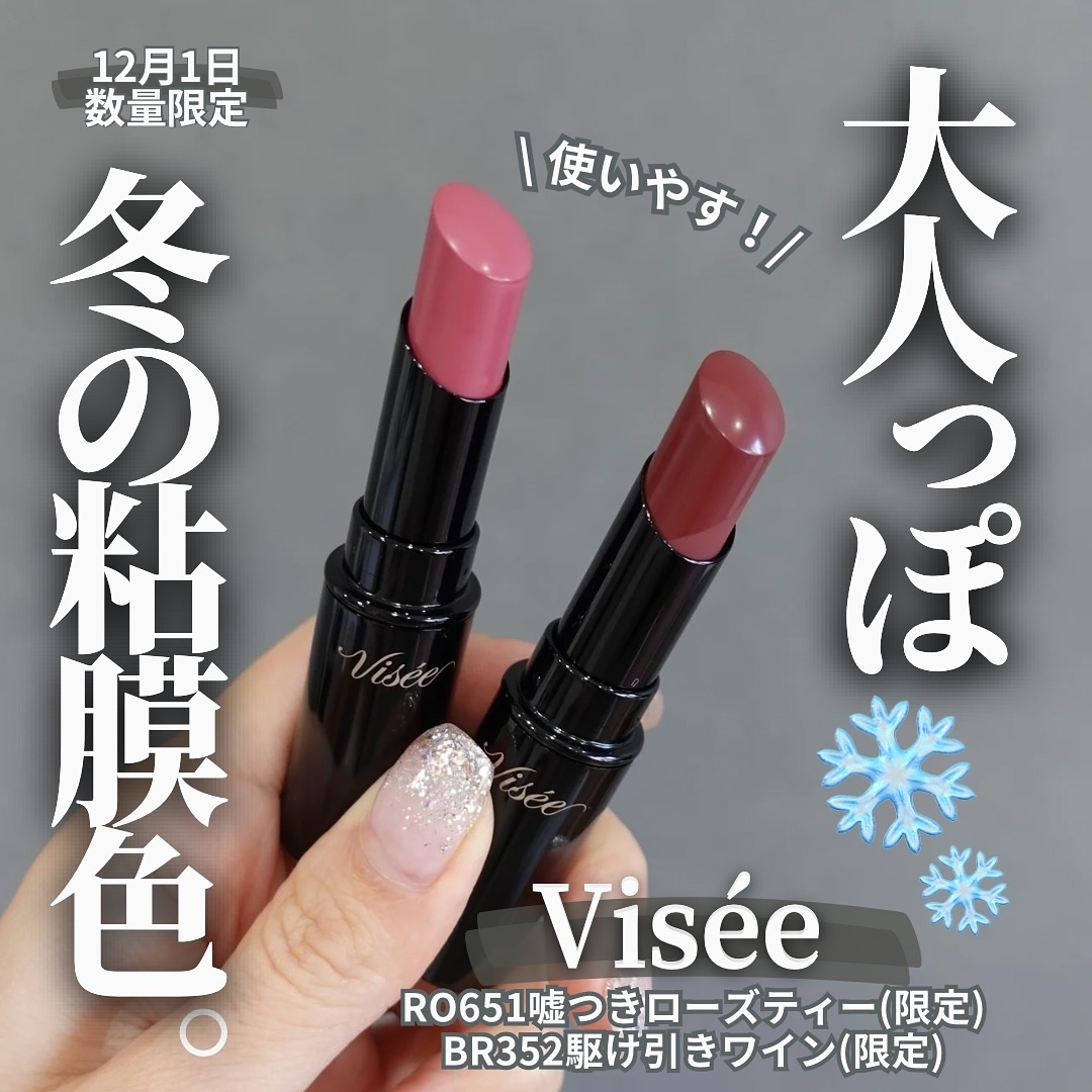 新色レビュー】ネンマクフェイク ルージュ｜Viséeの口コミ - ブルベ冬