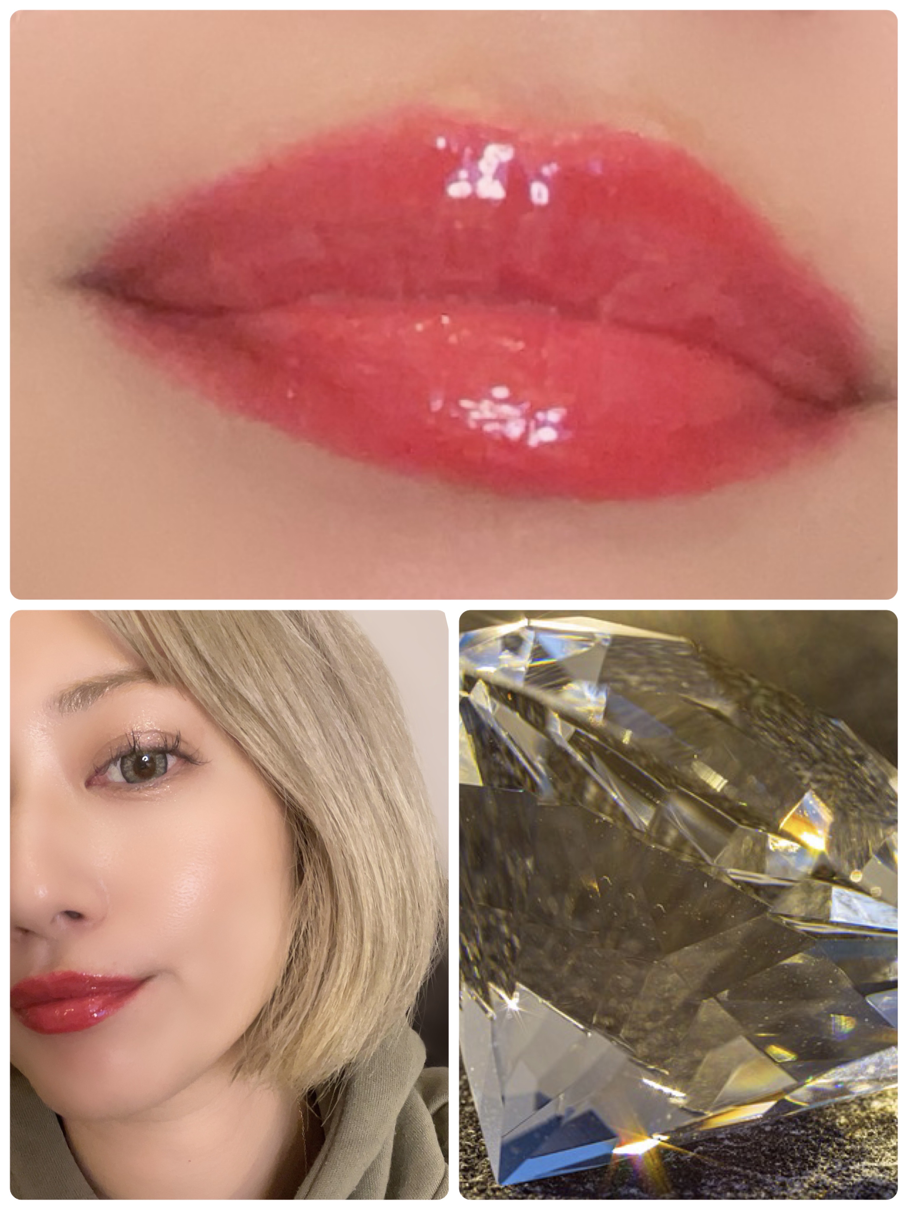 スーパー ラストラス ザ グロス 240 フェイタル アップル /REVLON/リップグロスを使ったクチコミ（3枚目）