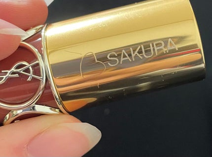 ルージュ ヴォリュプテ シャイン/YVES SAINT LAURENT BEAUTE/口紅を使ったクチコミ(4枚目)