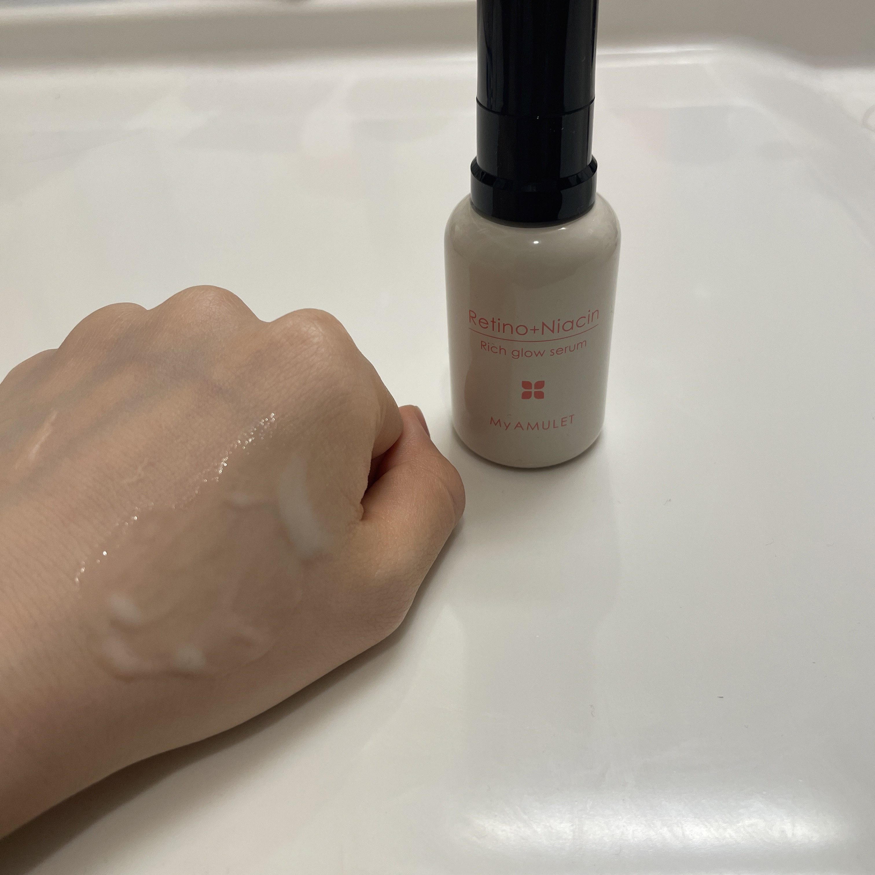 リッチグロウセラム/My AMULET/美容液を使ったクチコミ（3枚目）