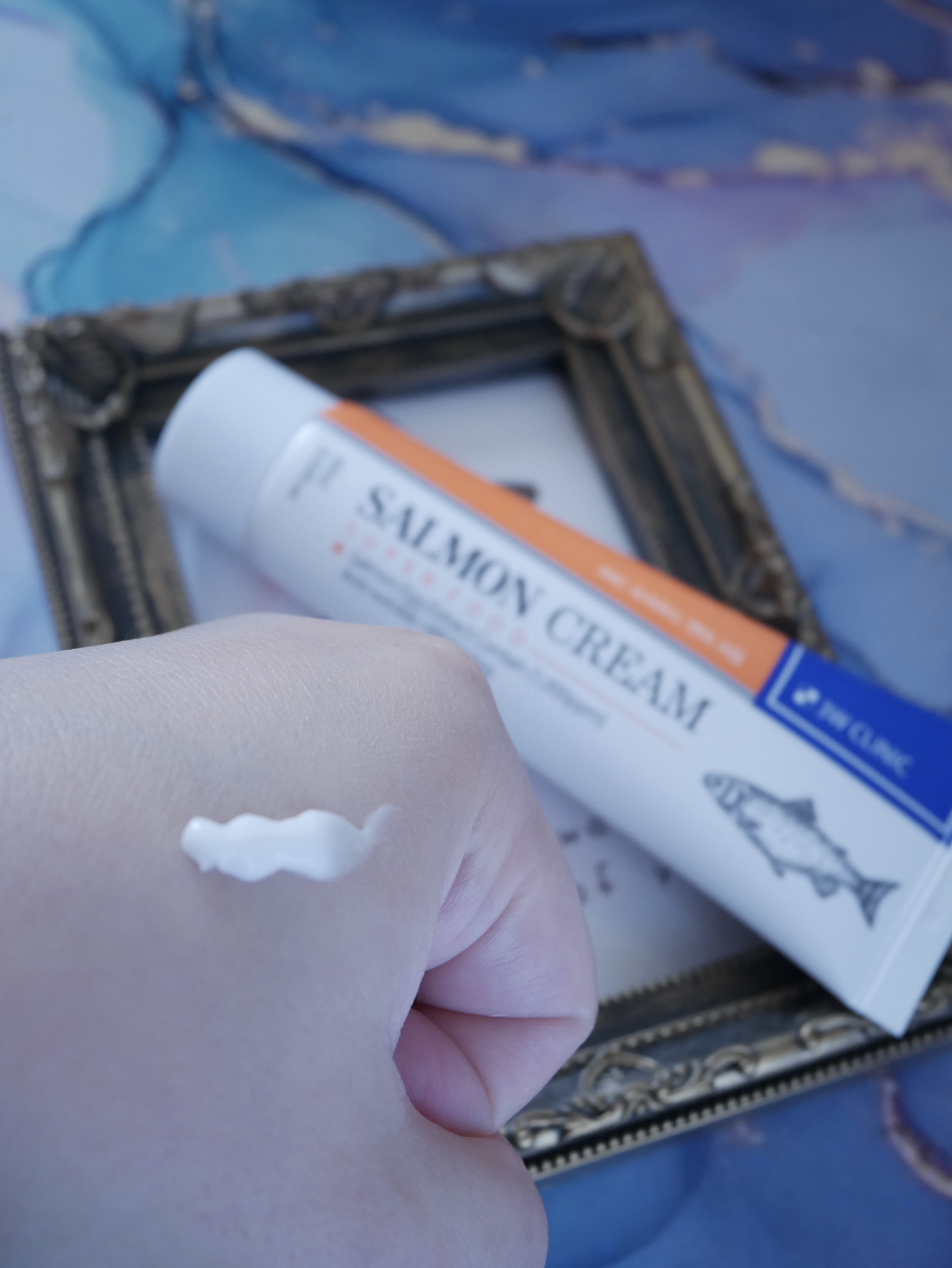 スーパーフードクリーム（サーモンクリーム）/3W CLINIC(韓国)/フェイスクリームを使ったクチコミ（2枚目）