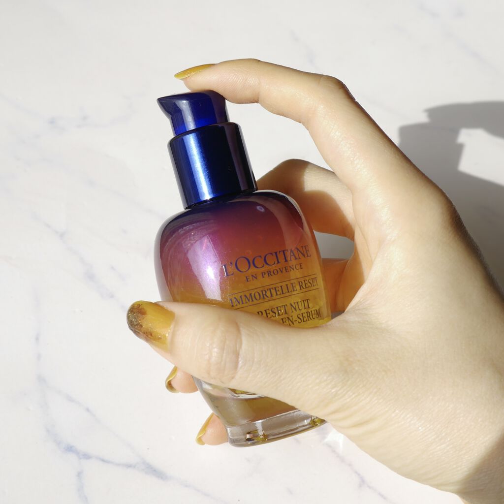 イモーテル オーバーナイトリセットセラム/L'OCCITANE/美容液を使ったクチコミ（2枚目）