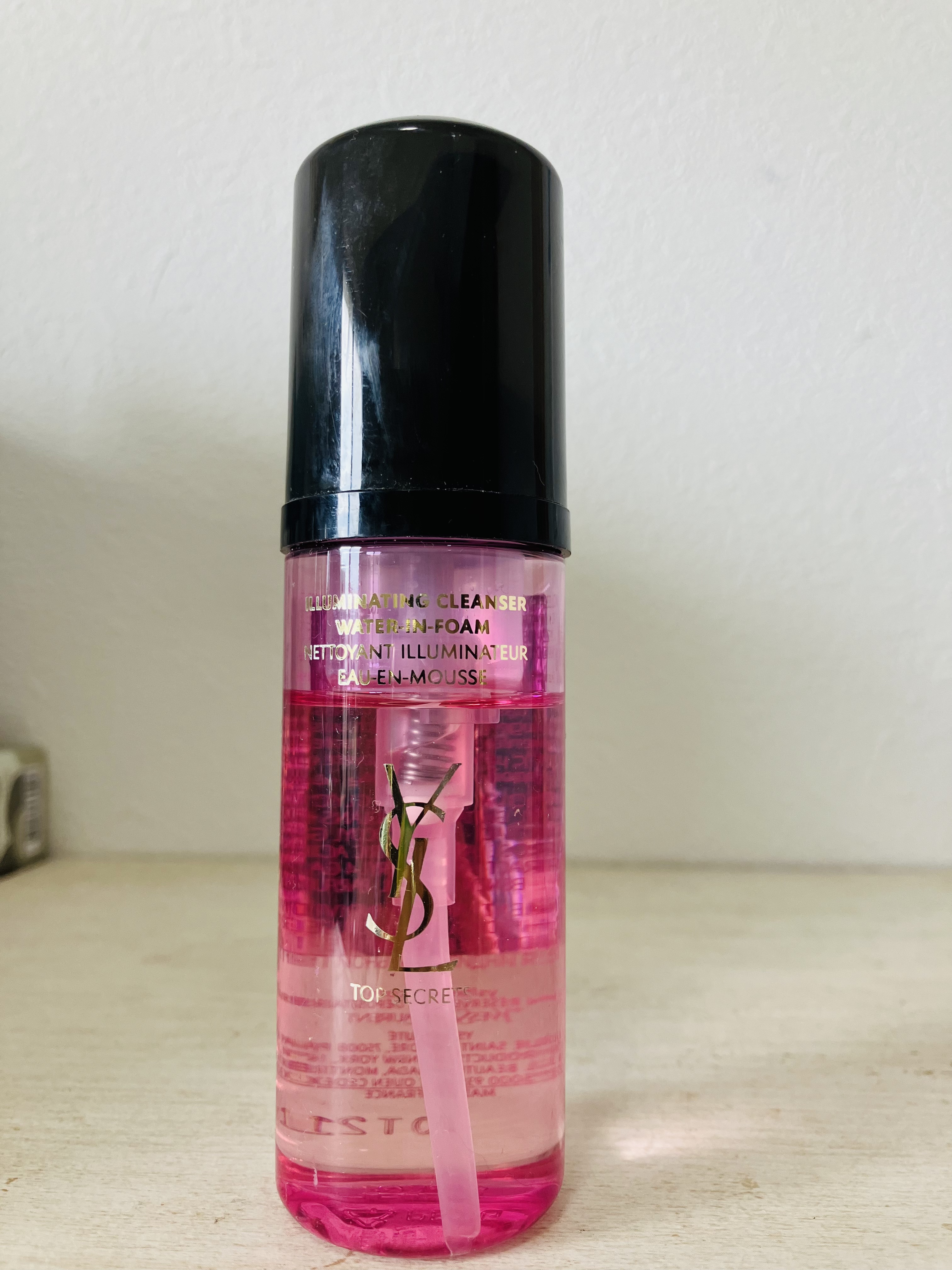 イブサンローラン　ピュアショット　ムースクレンザー　トップシークレット 試してみた】ピュアショット ムース クレンザー YVES SAINT