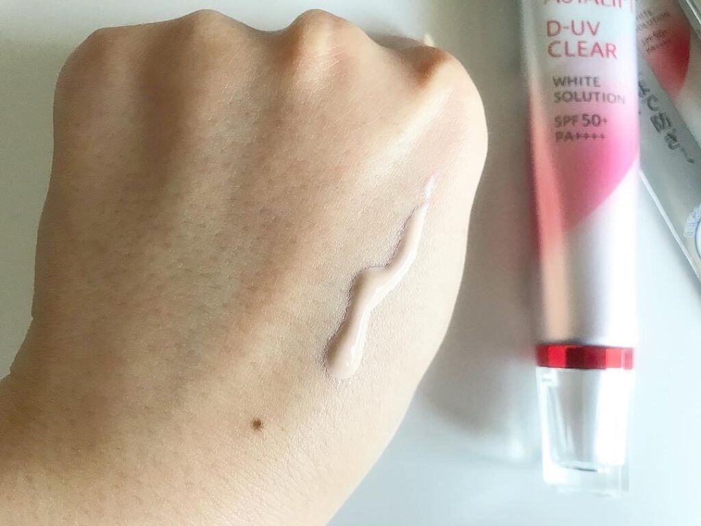 D-UVクリア ホワイトソリューション/アスタリフト/日焼け止めクリームを使ったクチコミ（2枚目）