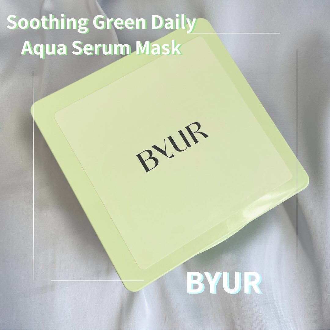 バイユア スージンググリーン デイリーアクアセラムマスク/ByUR/シートマスク・パックを使ったクチコミ(2枚目)