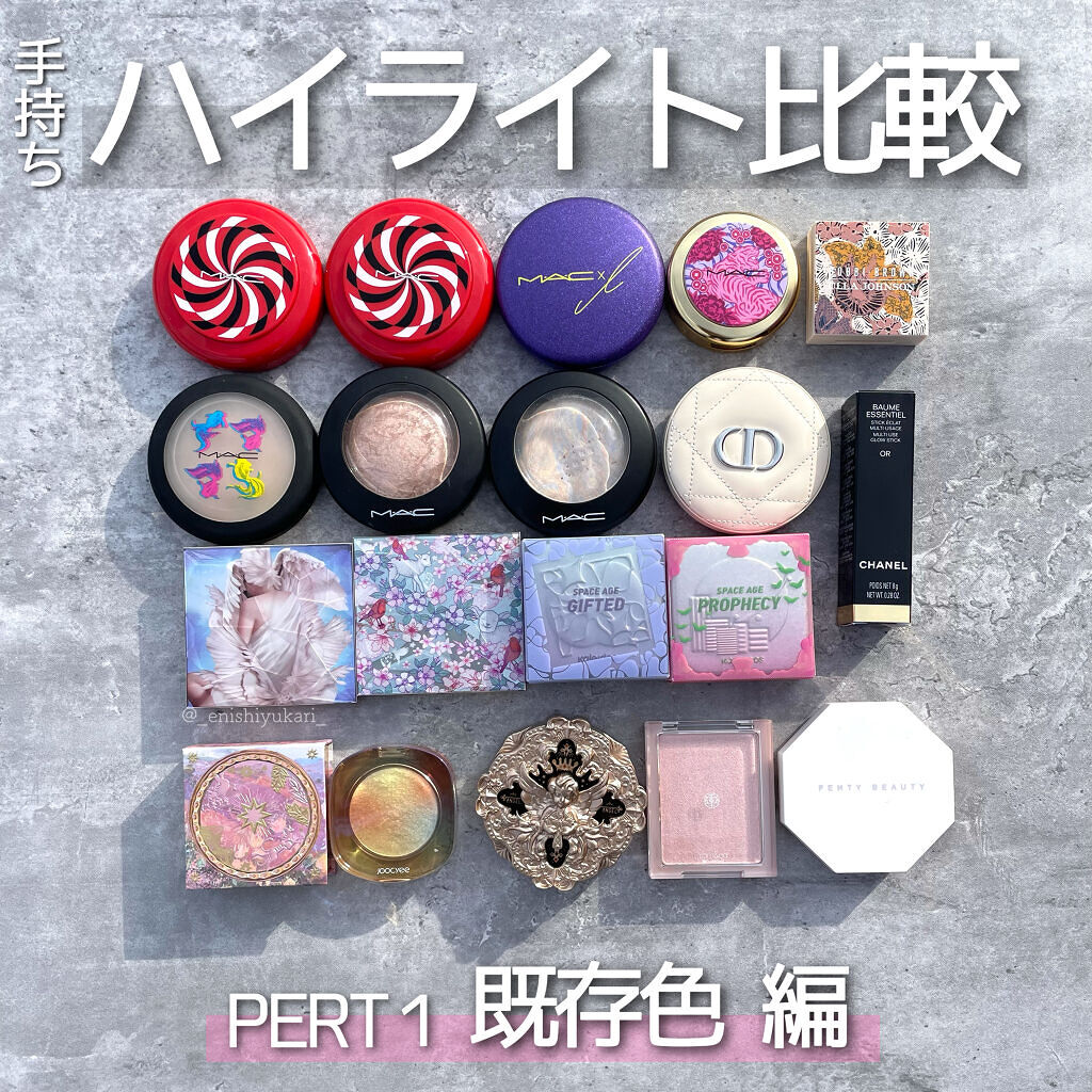 space age highlighter/Kaleidos Makeup/パウダーハイライトを使ったクチコミ（1枚目）