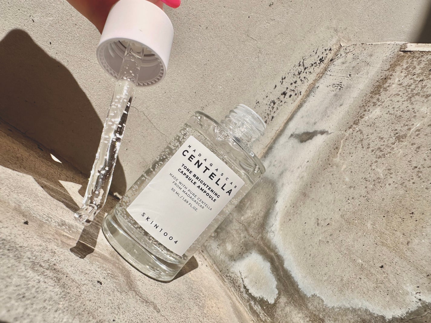 トーンブライトニング カプセルアンプル/SKIN1004/美容液を使ったクチコミ(3枚目)