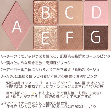 ウォンジョンヨ W デイリームードアップパレット /Wonjungyo/アイシャドウパレットを使ったクチコミ(4枚目)