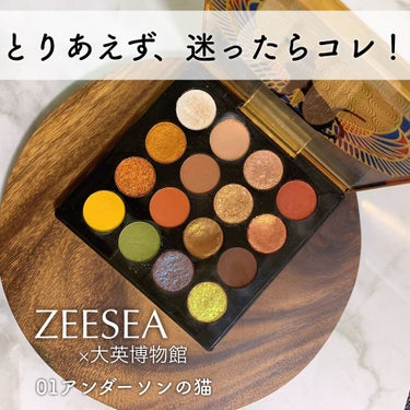 大英博物館 エジプトシリーズ アイシャドウパレット/ZEESEA/パウダーアイシャドウを使ったクチコミ（1枚目）