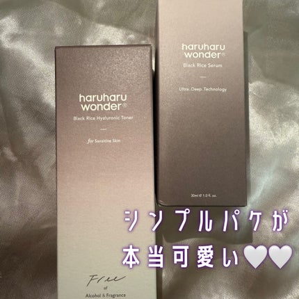 ブラックライス ヒアルロニックトナー/haruharu wonder/化粧水を使ったクチコミ(4枚目)