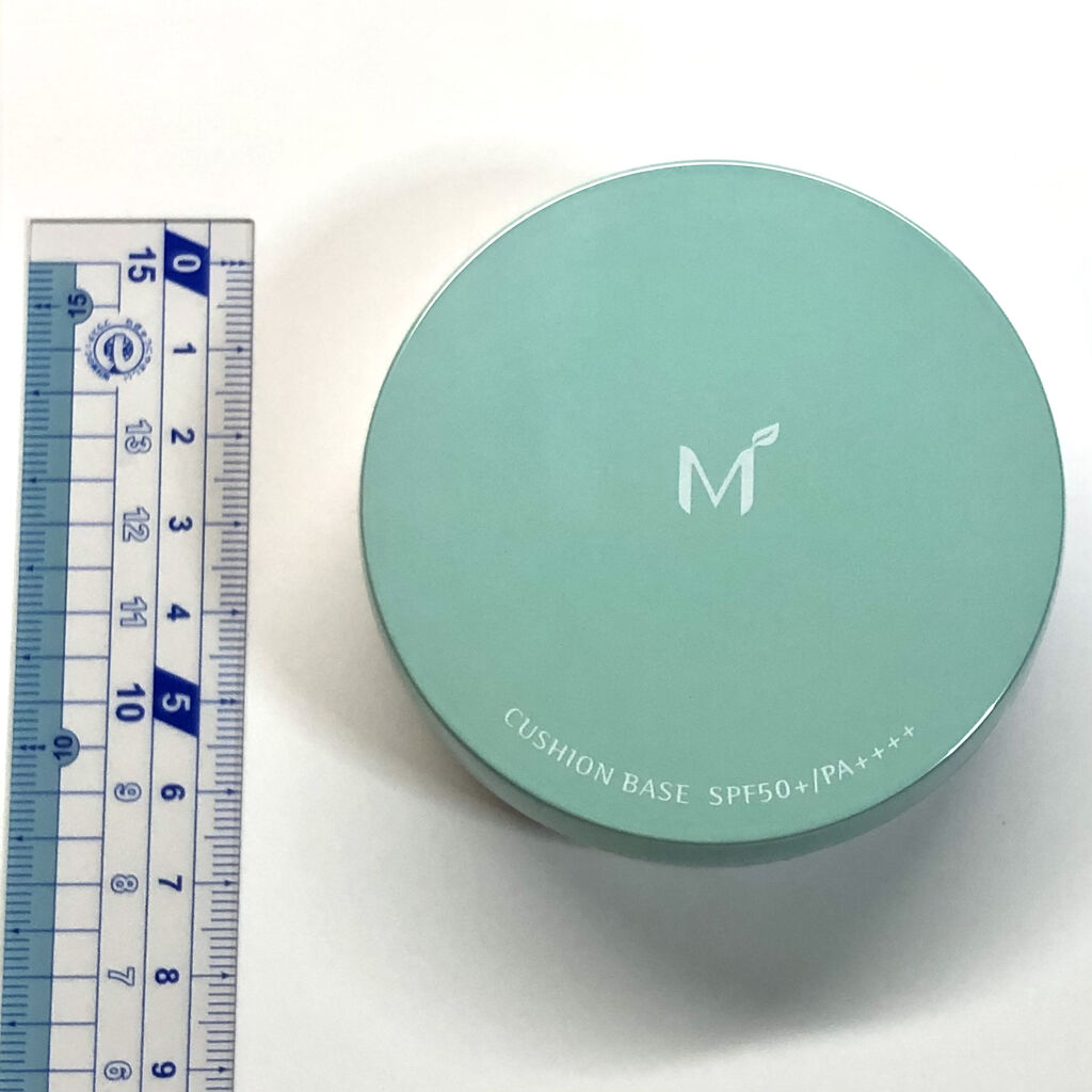 M クッションベース(ミント)/MISSHA/化粧下地を使ったクチコミ（2枚目）