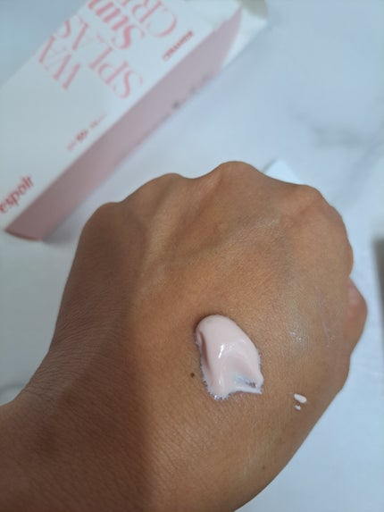 ウォータースプラッシュサンクリーム セラミド/espoir/日焼け止めクリームを使ったクチコミ(2枚目)