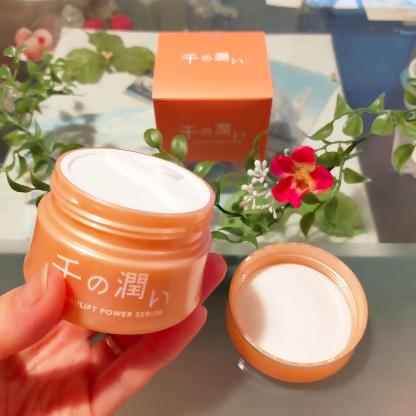 タウリフトパワーセラム/千の潤い/美容液を使ったクチコミ(3枚目)