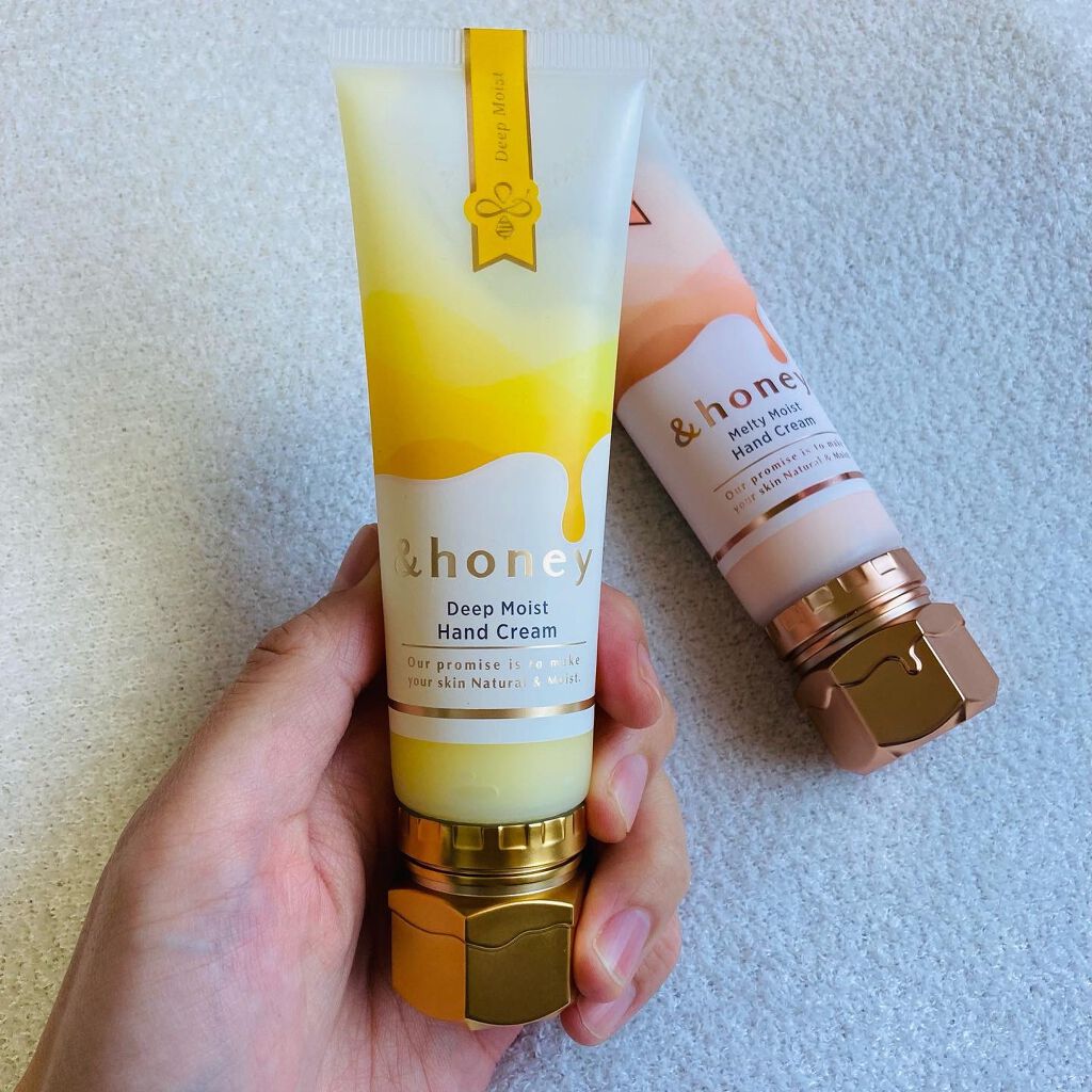 アンドハニー　ディープモイスト ハンドクリーム/&honey/ハンドクリームを使ったクチコミ（3枚目）