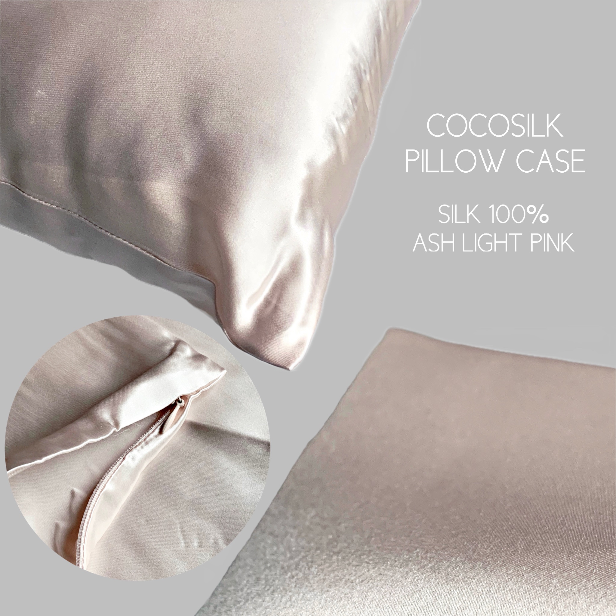 シルク枕カバー/COCOSILK/ヘアケアグッズを使ったクチコミ（1枚目）