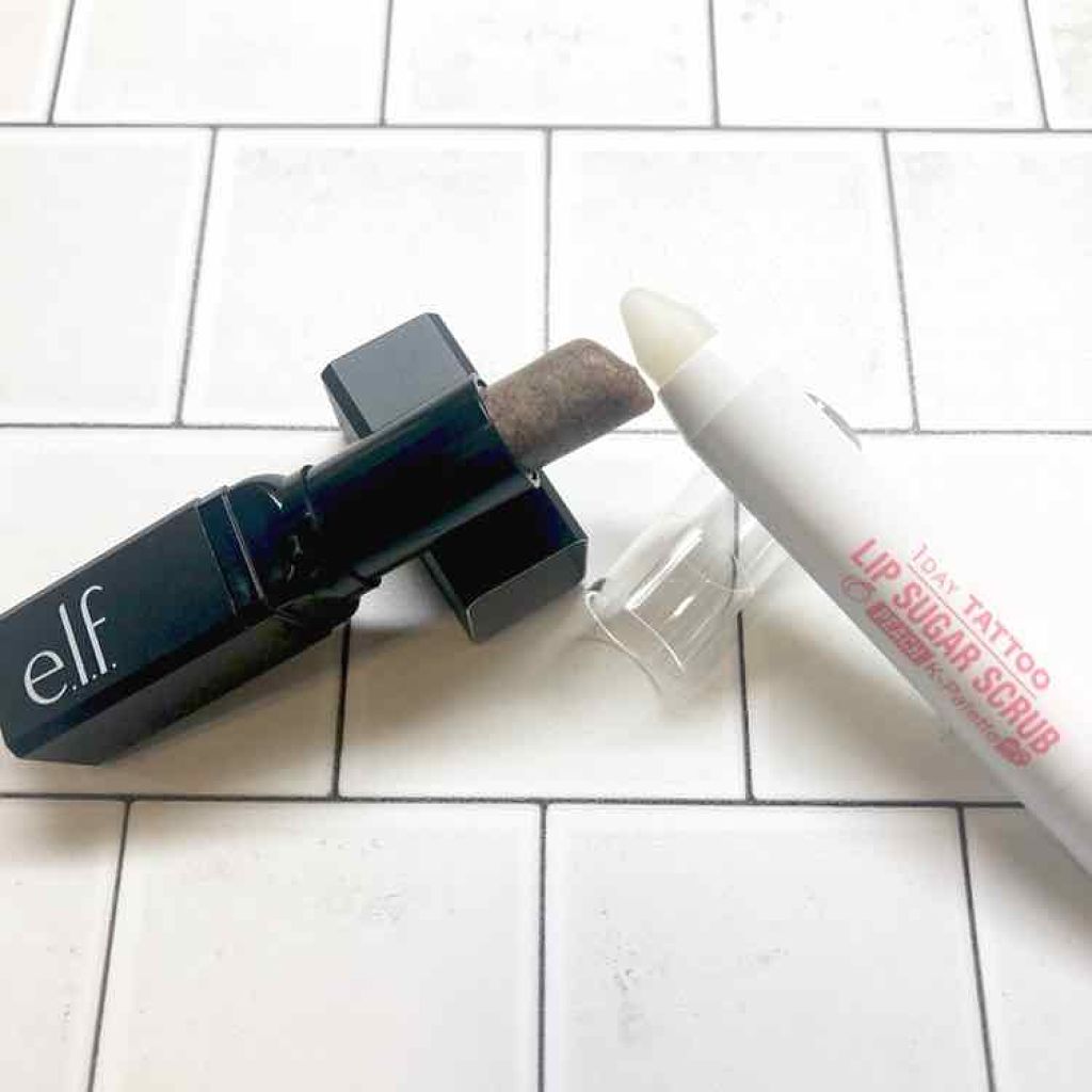 リップエクスフォリエーター/e.l.f. Cosmetics/リップスクラブを使ったクチコミ(2枚目)