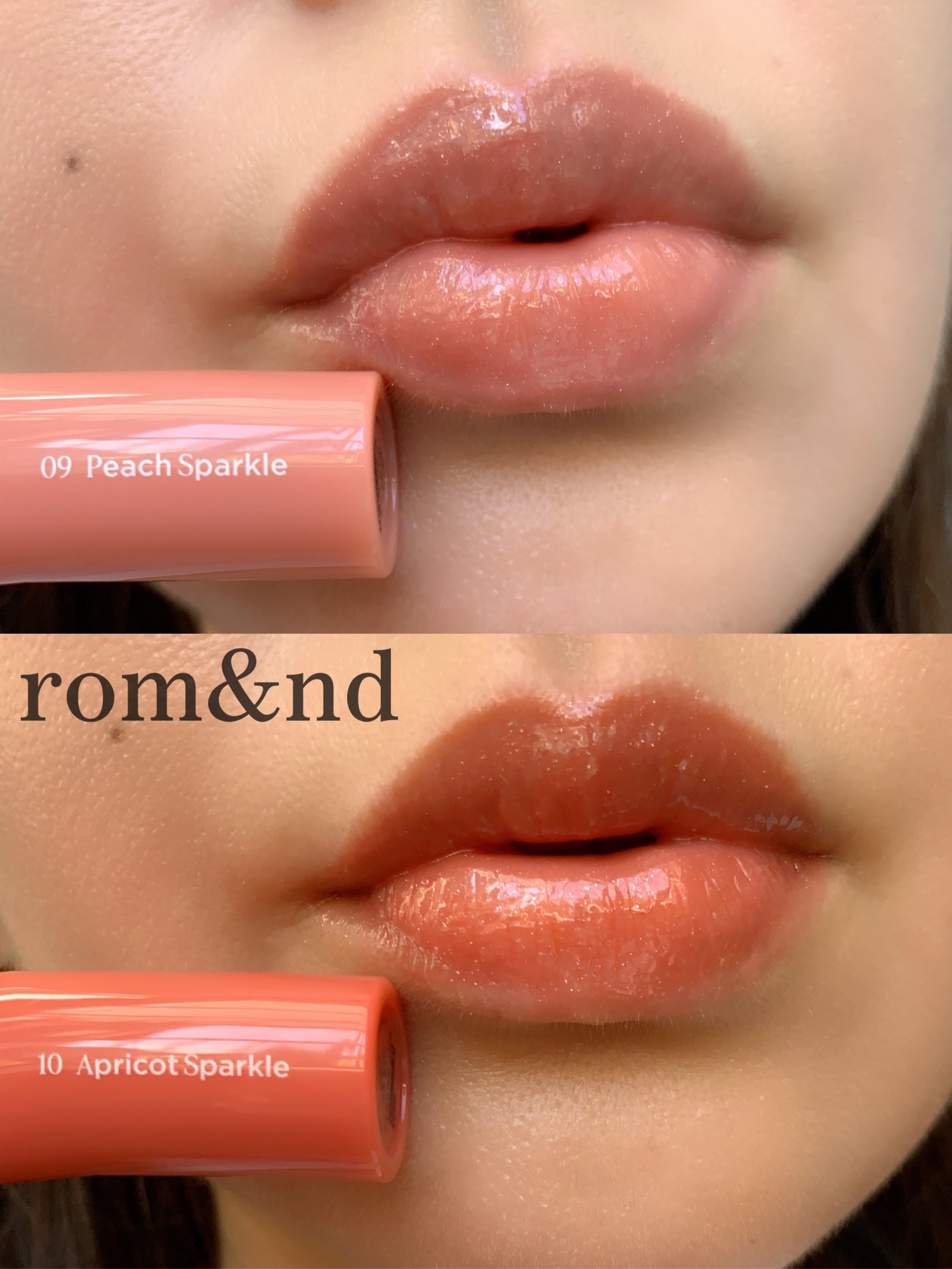 グラスティングカラーグロス/rom&nd/リップグロスを使ったクチコミ(6枚目)