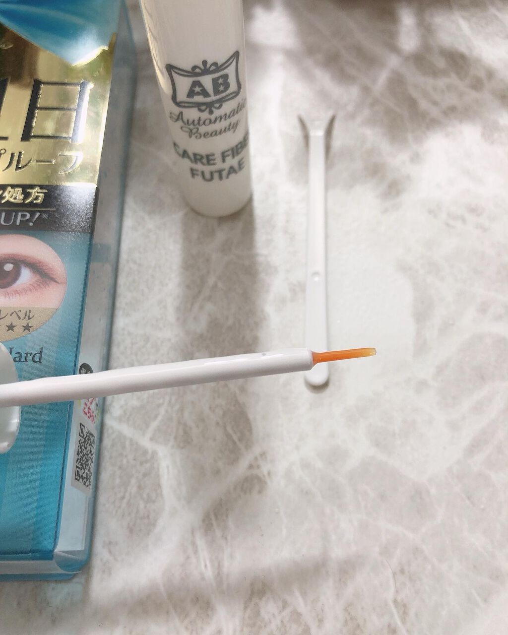 ケアファイバーふたえリキッド/Automatic Beauty/二重まぶた用アイテムを使ったクチコミ（2枚目）
