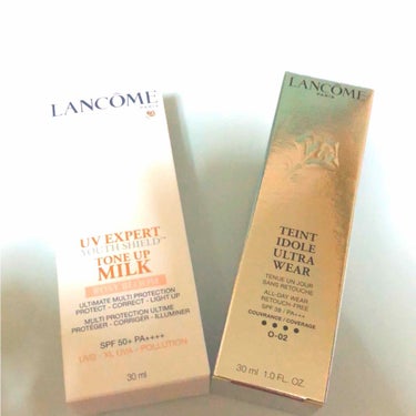 タンイドル ウルトラ ウェア リキッド/LANCOME/リキッドファンデーションを使ったクチコミ（1枚目）