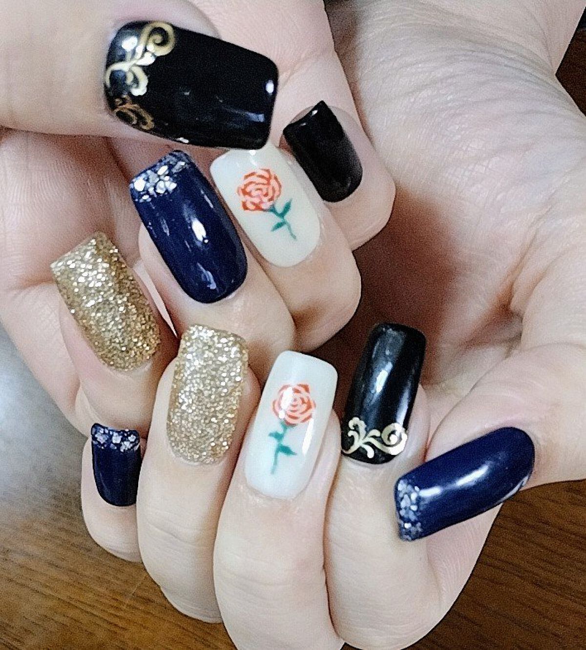 パル カラージェル ブラック/キャンドゥ/ジェルネイルを使ったクチコミ（1枚目）