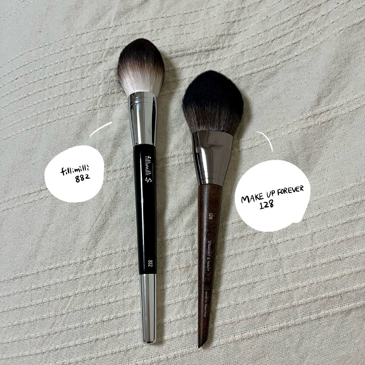 Sシルキーパウダーブラシ (M)882/fillimilli/メイクブラシを使ったクチコミ(3枚目)