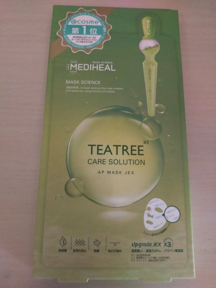 ティーツリーケアソリューション アンプルマスクJEX/MEDIHEAL/シートマスク・パックを使ったクチコミ(1枚目)