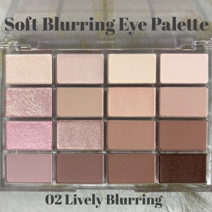 ソフトブラーリングアイパレット/wakemake/アイシャドウパレットを使ったクチコミ(2枚目)