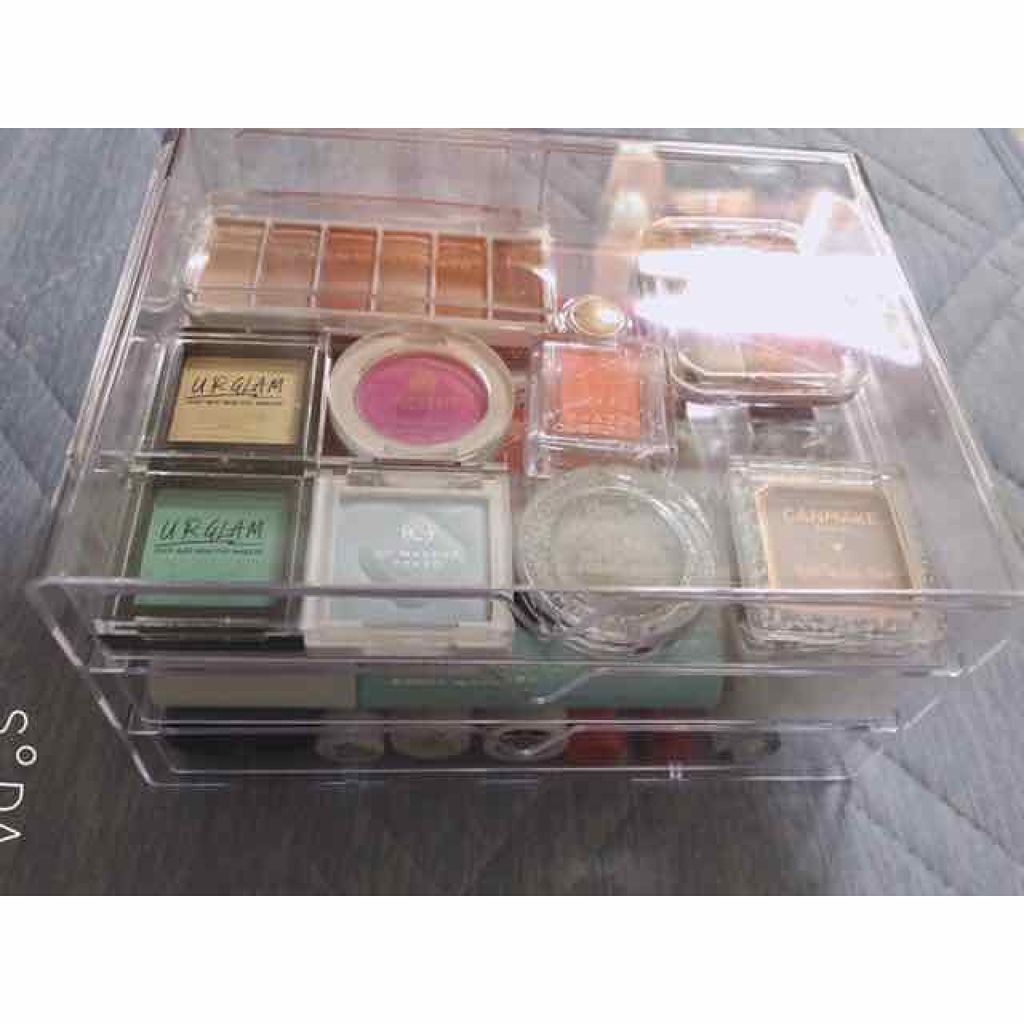 3段式クリアーケース/DAISO/その他化粧小物を使ったクチコミ（1枚目）